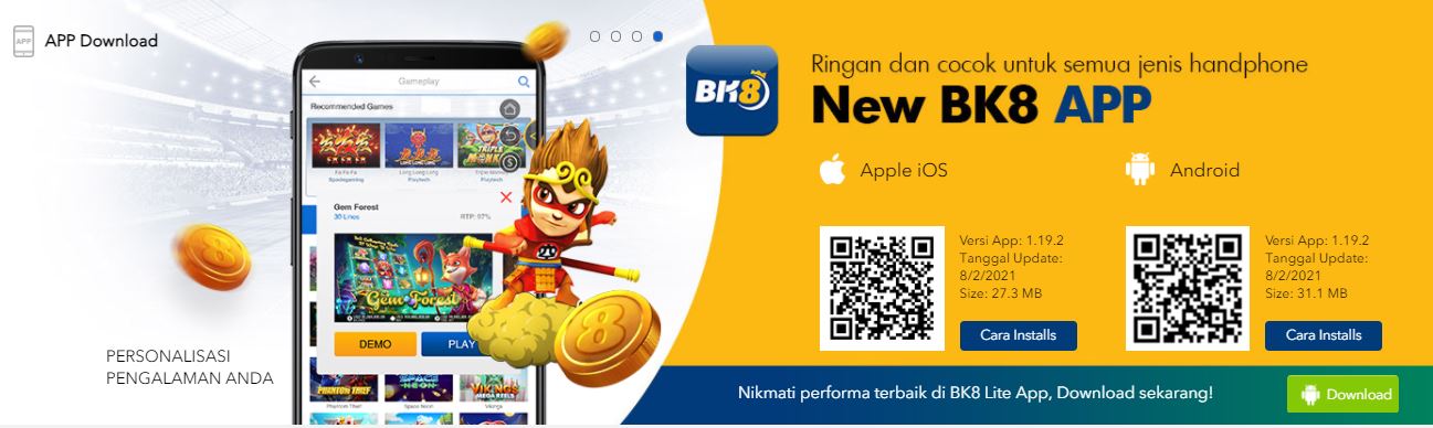 BK8 App QR code (IOS-Android)