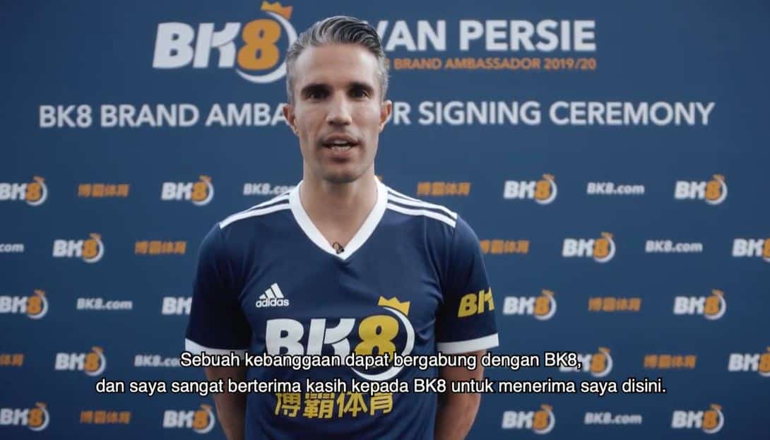 Robin van Persie, Brand Ambassador BK8 (2019-2020)