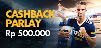 BONUS CASHBACK MIX PARLAY 100%