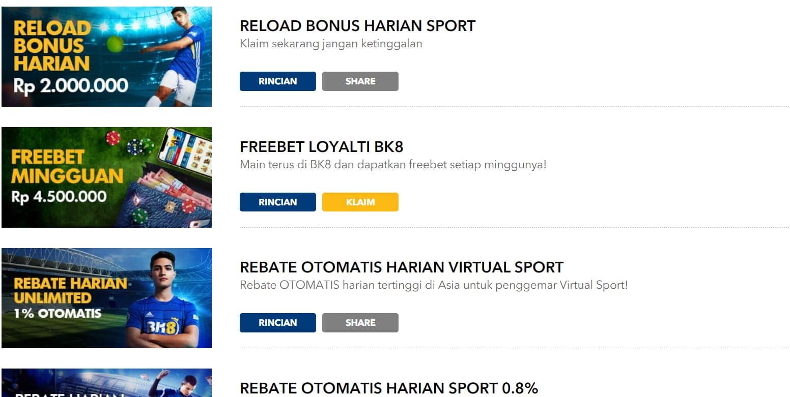 RELOAD BONUS HARIAN SPORT