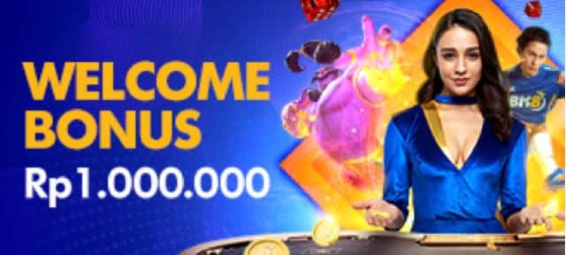 welcome bonus Rp1.000.000