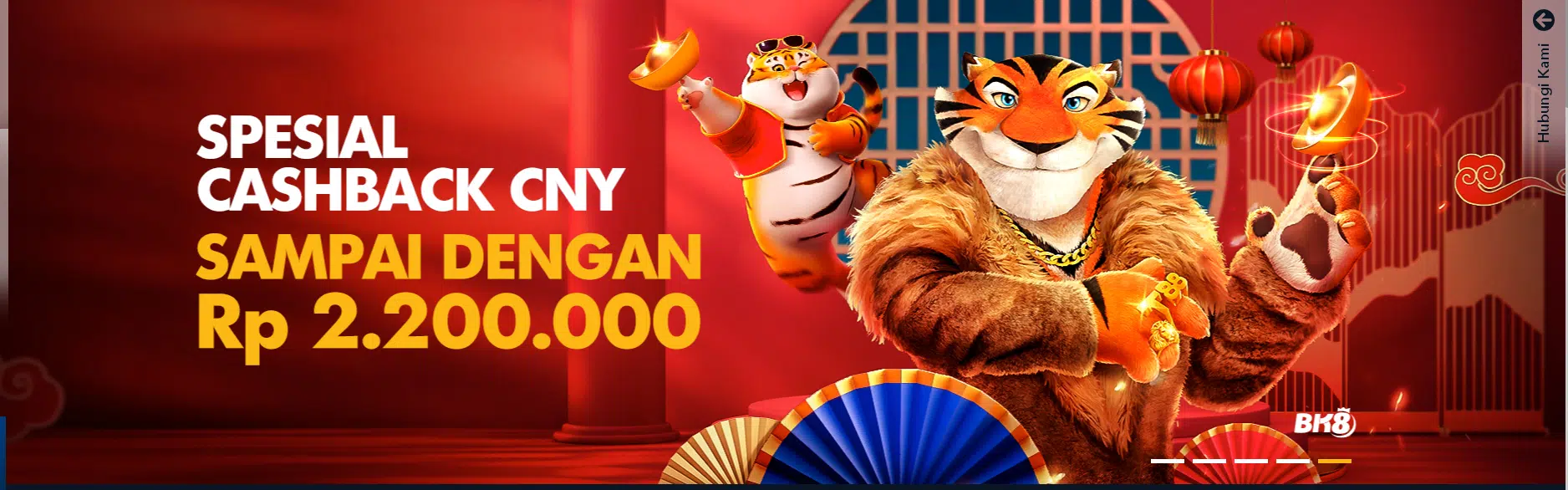 Bonus Spesial Chinese New Year Sampai Rp 2.200.000 di BK8