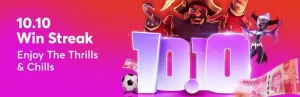 Bonus 10.10 di BK8! Dapatkan Win Streak Sekarang!