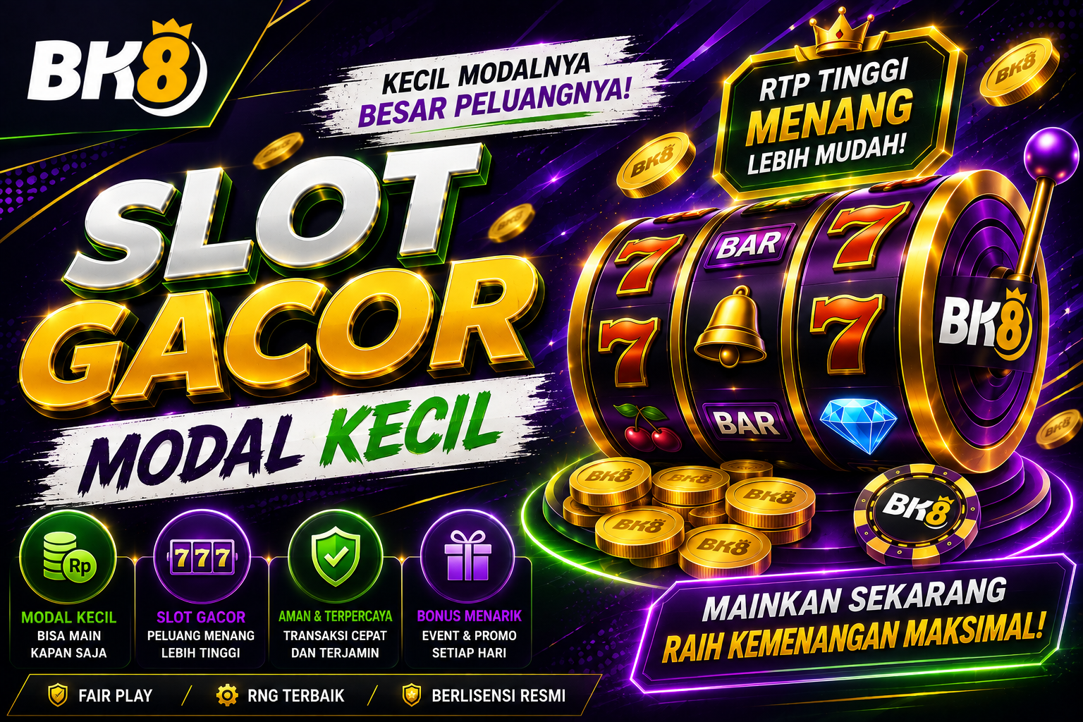 slot gacor modal kecil
